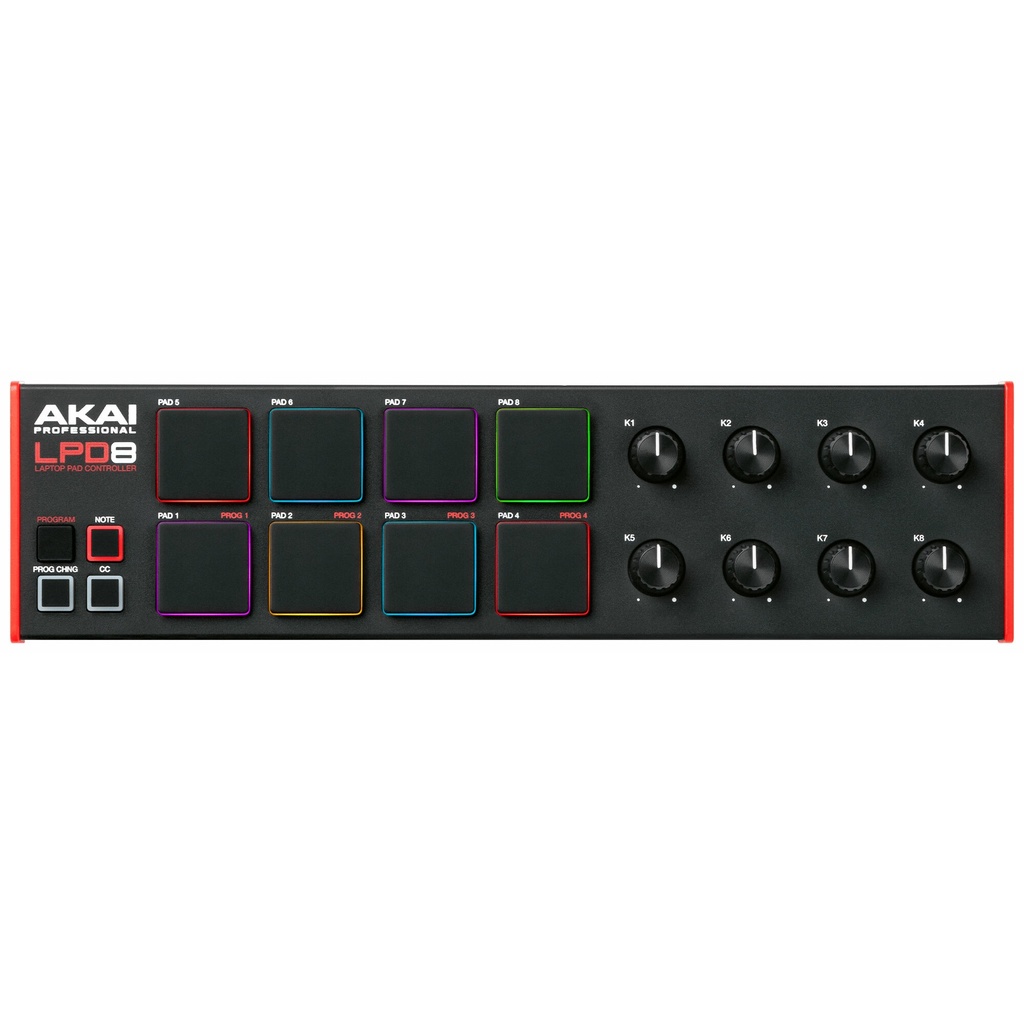 Akai LPD8 MK2 Pad-Controller, INKL. kostenfreies Preset für Maestro-DMX