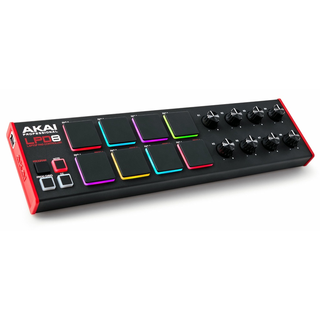[AKLPD8MK2] Akai LPD8 MK2 Pad-Controller, INKL. kostenfreies Preset für MaestroDMX™